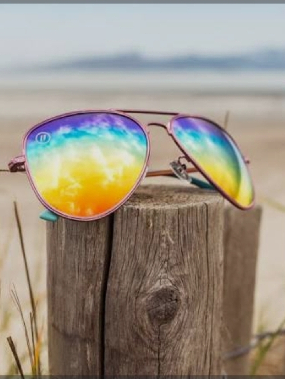 Blenders Eyewear Seventh Heaven Polarized Aviator Sunglasses